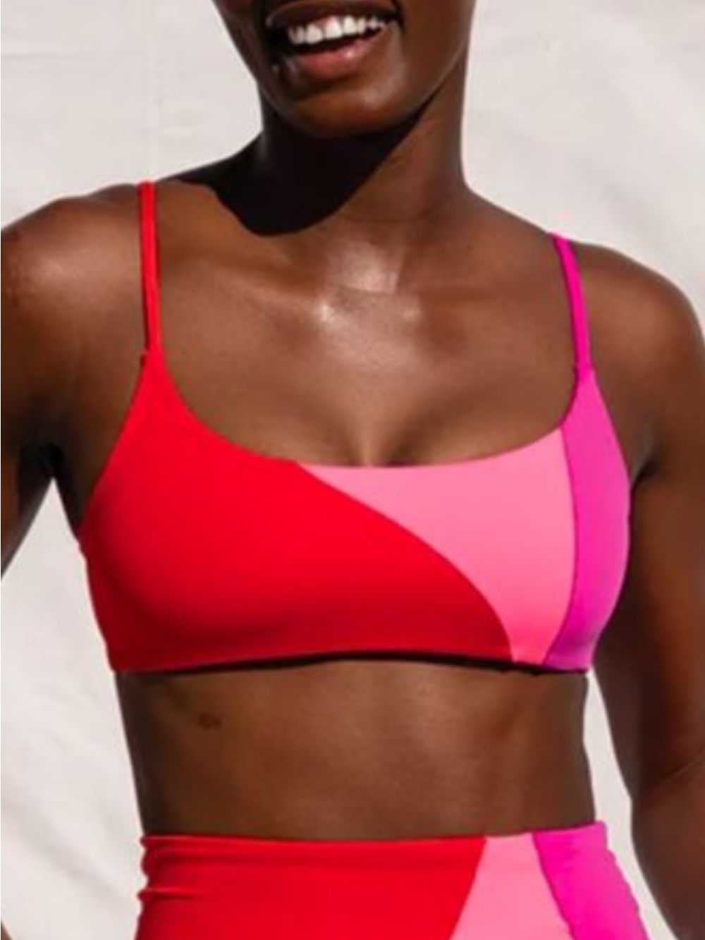 Left On Friday Colorblock Bikini Top
